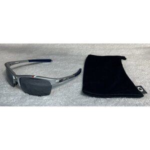 Oakley RPM Men's Sunglasses Silver Team USA Frames Black Iridium Lens 009205-17